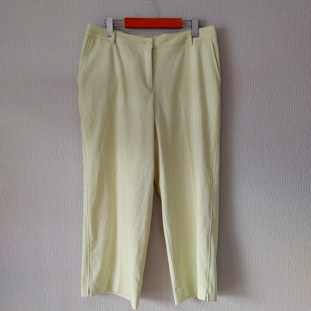 NWT Sport Haley Capri Pants Light Green Size 12